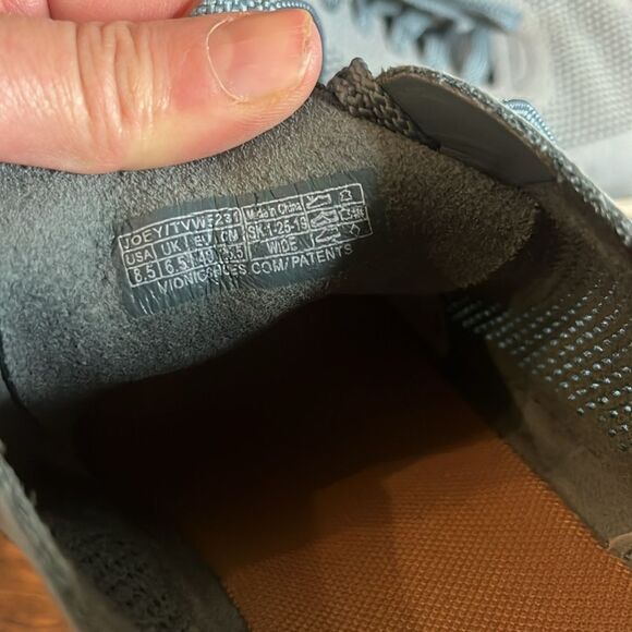 Vionic Women's Vionic Joey Blue Nubuck Leather Sneaker, size 8.5 - Picture 9 of 10